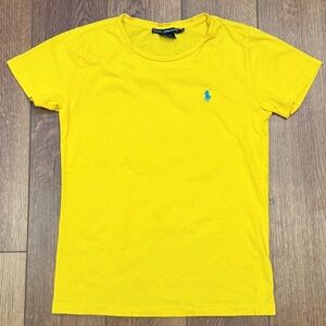 Polo by Ralph Lauren Yellow Shirt with Blue Logo